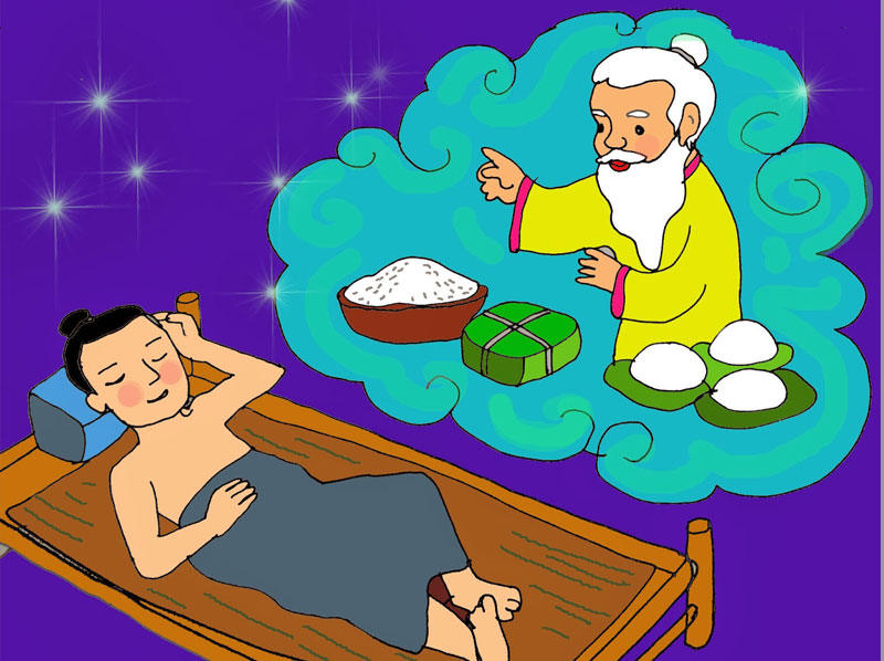 Bố cục Bánh chưng, bánh giầy chính xác nhất - Chân trời sáng tạo