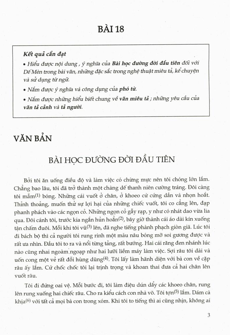 Nội dung chính bài Bài học đường đời đầu tiên hay nhất - Chân trời sáng tạo