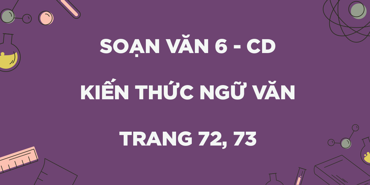 Soạn bài Kiến thức ngữ văn trang 72 - 73 Tập 1 - Cánh diều