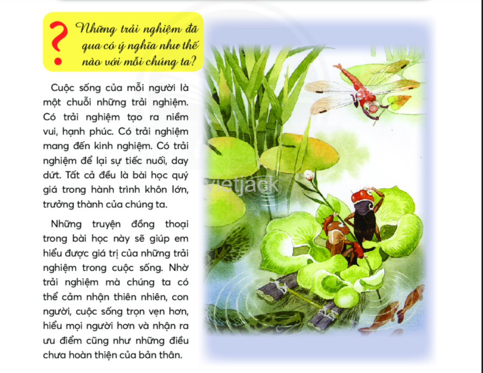 Soạn văn lớp 6 Bài 4: Những trải nghiệm trong đời - Hay nhất Ngữ văn 6 Chân trời sáng tạo