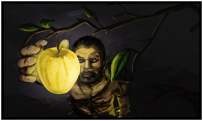Bố cục Hê-ra-clét đi tìm táo vàng chính xác nhất - Cánh diều