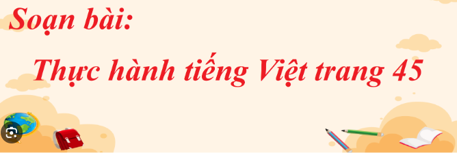 Soạn bài Thực hành tiếng Việt lớp 8 trang 45 Tập 1 - Kết nối tri thức
