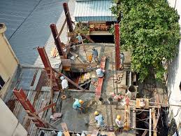 Văn bản kiến nghị về việc một công trường trong khi xây dựng đã làm tắc hết các đường ống