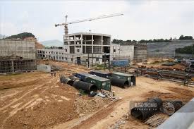 Văn bản kiến nghị về việc một công trường trong khi xây dựng đã làm tắc hết các đường ống